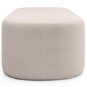 Ver imagem 6 de Puff Decorativo Orgânico para Living Quarto 100cm Doha W01 Bouclê Creme - Lyam Decor