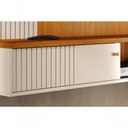 Ver imagem 4 de Home Theater Aurora para TV até 65" 160cm MDP Porta de Correr Off White Madetec Móveis