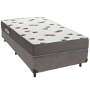 Ver imagem 1 de Cama Box e Colchão Light Espuma D33 Solteiro Ortobom: Cinza