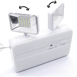 Luminaria de Emergencia Led 2 Farois 1200 Lumens Bateria 3,7v / 2,2ah Lumanti - 4