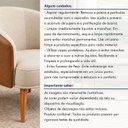 Ver mais imagens de Kit 2 Poltronas Decorativa Linho Premium Base Madeira Maciça Luiza