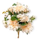 Ver imagem 1 de Buquet Floral Dalia Grande - Creme 60cm