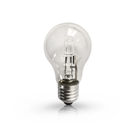 Kit 10 Lâmpadas Eco Halógena Bulbo Clara Ourolux H100 70w Dimerizável - Branca - 220v