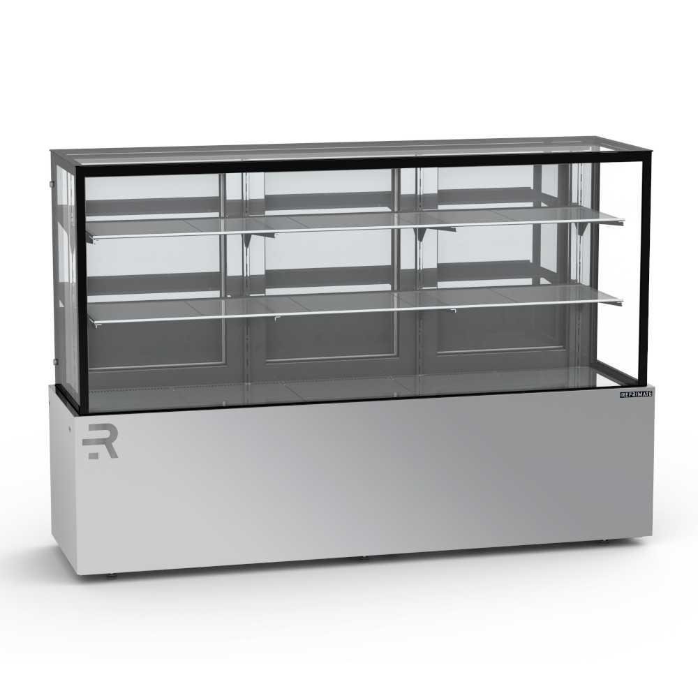 Vitrine Confeitaria Refrigerada Vanguard Top 1,80 Metros Inox Cvtr1800 220v - Refrimate