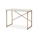 Ver imagem 2 de Aparador Steel 76 cm Estilo Industrial com Pés em Aço Cobre/Off White