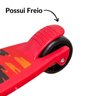 Patinete Infantil 3 Rodas em Pvc Freio Dobrável Altura Ajustável Menina Vermelho Importway Bw283vm - 5