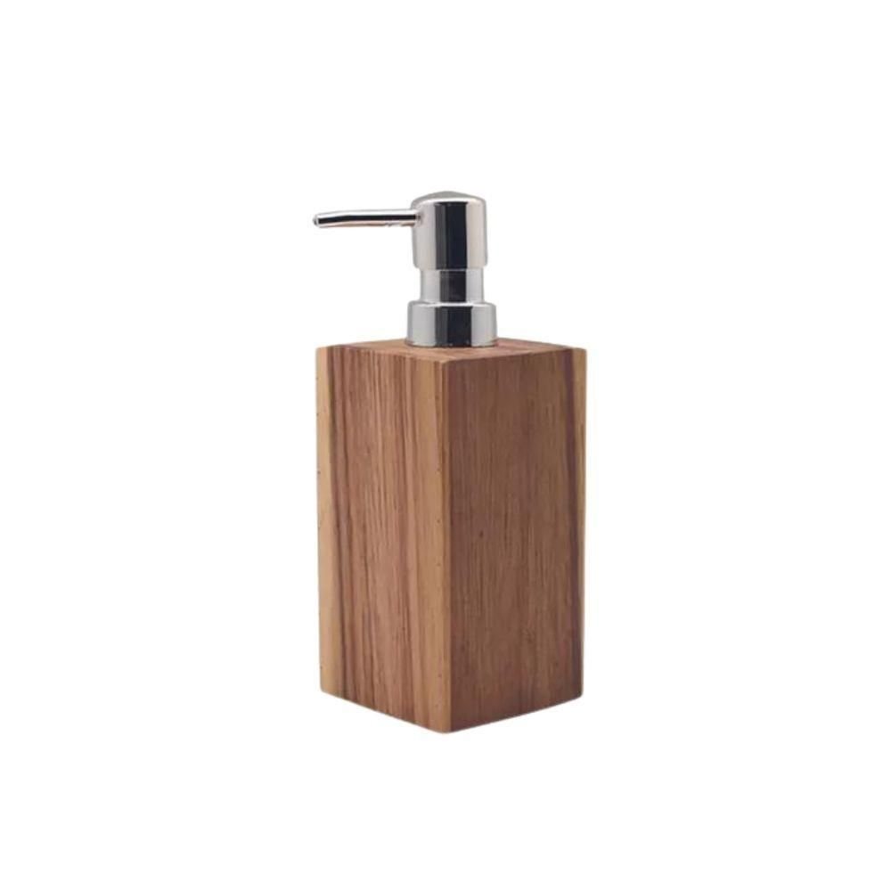 Dispenser para Sabonete Líquido em Madeira Acácia 300ml Mimo Style - 1