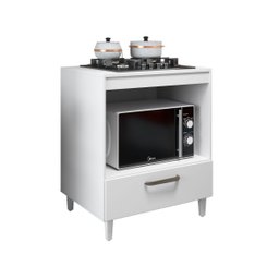 Balcão para Cooktop Jade 4 Bocas para Cozinha Compacta 1 Gaveta Multiuso Organizador - 3