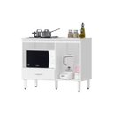 Ver imagem 1 de Balcão Cozinha Cooktop Blane 105cm com 1 Porta e 1 Gaveta Faro:branco