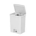 Ver imagem 3 de Lixeira com Pedal Trium 46 L + 4 L Branco ou