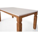 Ver imagem 4 de Mesa Retangular 6 Lugares Tampo MDF Madeira Maciça 6 Lugares Corona 