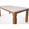 Mesa Retangular 6 Lugares Tampo MDF Madeira Maciça 6 Lugares Corona  - 4