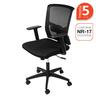 Cadeira Escritório Diretor Ergonômico NR17 Tela Mesh Tóquio 3329  Preto - 3