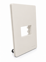 Ver imagem 2 de Placa + Suporte 4x2 1 Posto Infiniti Plus Branco Siena Mg Cor:Branco Siena