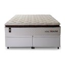 Ver imagem 5 de Conjunto Box Baú Super King New York Branco 193x203x80 c/ Molas Ensacadas