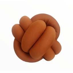 Almofada de nó Escandinavo Caramelo - 3