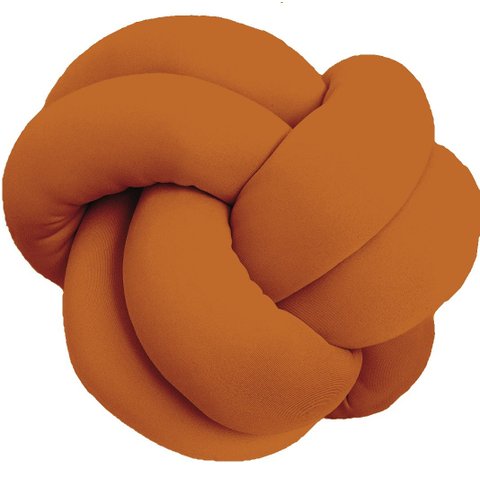 Almofada de nó Escandinavo Caramelo