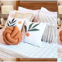 Ver imagem 2 de Almofada de nó Escandinavo Caramelo