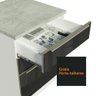 Armário de Cozinha Completa 240cm Branco/Preto Lux Madesa 02 - 8