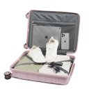 Ver imagem 4 de Mala de Viagem Grande 32kg em Polipropileno Ibiza Maloa Rosa