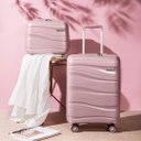 Ver imagem 6 de Mala de Viagem Grande 32kg em Polipropileno Ibiza Maloa Rosa