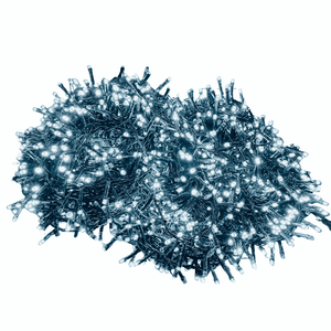 Pisca Cordão Estrobo 50m 1600 Leds 320 Flash Branco Quente ou Frio Bivolt