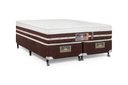 Ver imagem 1 de Cama Box + Colchão Castor King Silver Star Air One Face Hibrido 180x200x59cm