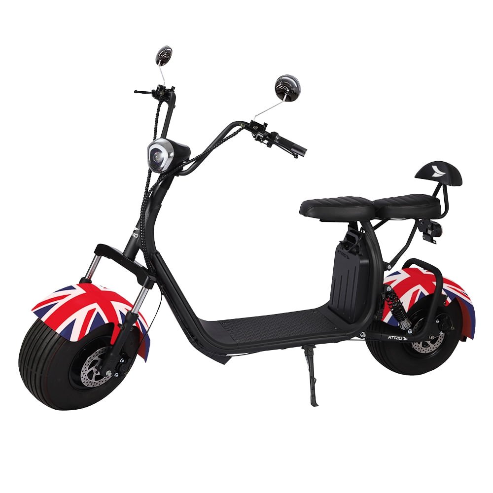 Scooter Elétrico City + Inglaterra 2000w 40km 12ah 60v 40 Km/h 200 Kgs Atrio - Es438out [reembalado]