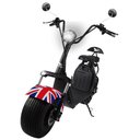 Ver imagem 2 de Scooter Elétrico City + Inglaterra 2000w 40km 12ah 60v 40 Km/h 200 Kgs Atrio - Es438out [reembalado]