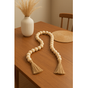 Ver imagem 1 de Colar Decorativo Madeira (bege) 1,09m