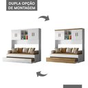 Ver imagem 3 de Jogo de Quarto Infantil Ônix Aéreo 4 Portas e Bicama Flex Branco - Peternella Móveis Branco
