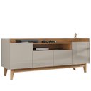 Ver imagem 1 de Rack 4 Portas Para TV 60 Polegadas 011071 Off White Cedro DCASA