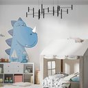 Ver imagem 3 de Adesivo de Parede Dinossauro Grande-Extra Grande 85x63cm