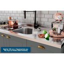 Ver imagem 6 de Cozinha Completa Henn 7 Peças 2 Portas 3 Gavetas MDP 120cm Cinza com 1 Porta 40cm e Nicho CZ139
