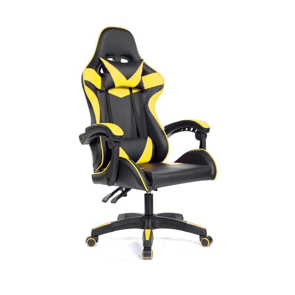 Cadeira Gamer Prizi Amarela - PZ1005 - 2