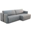 Ver imagem 2 de Sofá Retrátil para Sala de Estar 4 Lugares 260cm Ethan T03 Linho Cinza Urano - Lyam Decor