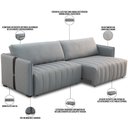 Ver imagem 7 de Sofá Retrátil para Sala de Estar 4 Lugares 260cm Ethan T03 Linho Cinza Urano - Lyam Decor