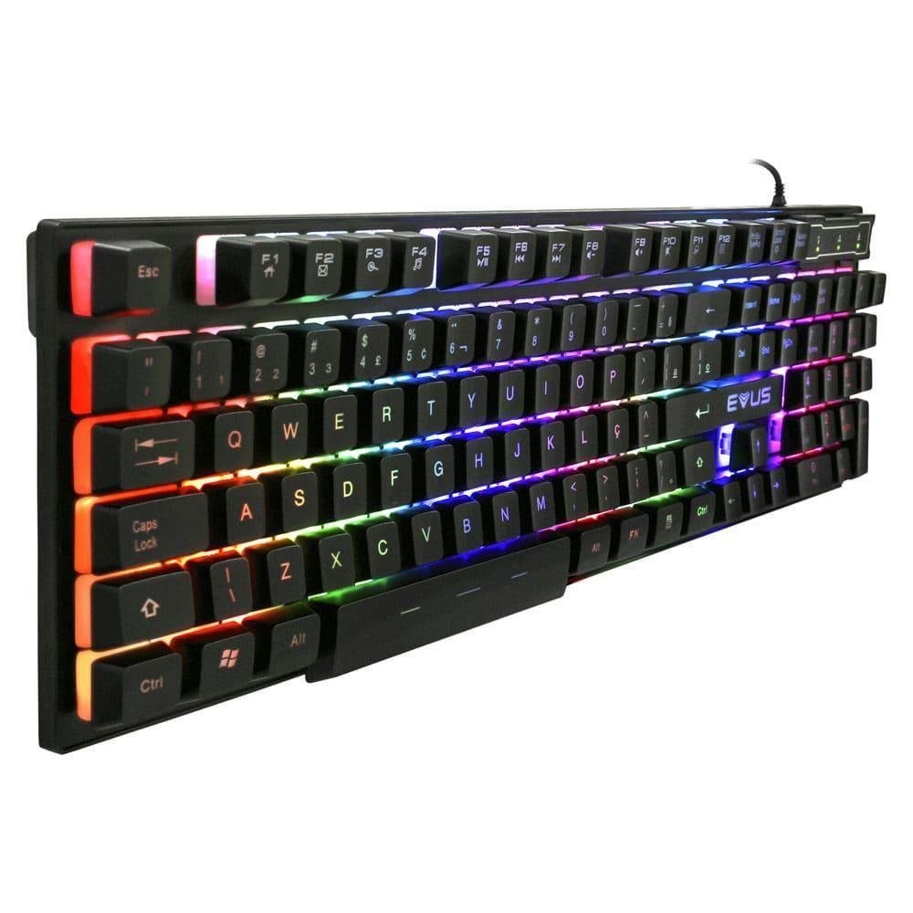 Teclado Multimídia EFFECT Conexão USB Padrão ABNT2 - OEX TC403