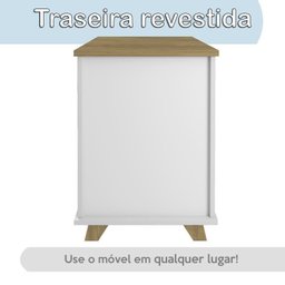 Escrivaninha em L Retrô para Escritório Gold com Gaveteiro 2 Gavetas  - 9