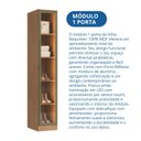 Ver mais imagens de Guarda Roupa Modulado 1 Porta Reflecta LED Requinte+ 100% MDF