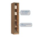 Ver imagem 4 de Guarda Roupa Modulado 1 Porta Reflecta LED Requinte+ 100% MDF