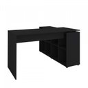 Ver imagem 6 de Escrivaninha Mesa Escritório em L 8 Nichos com Gaveteiro 4 Gavetas