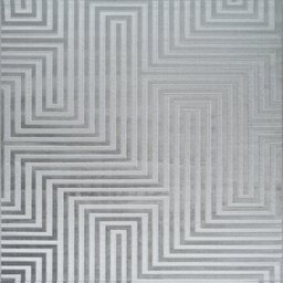 Tapete para Sala Grande 2,50x3,50m Chevron Capadócia Moderno Macio Barra Dobrada Cinza 338 - Coleção - 6