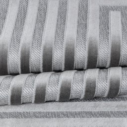 Tapete para Sala Grande 2,50x3,50m Chevron Capadócia Moderno Macio Barra Dobrada Cinza 338 - Coleção - 4