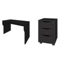 Ver imagem 2 de Escrivaninha Mesa Escritório com Regulagem de Altura e Gaveteiro 3 Gavetas