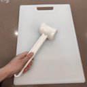 Ver imagem 3 de Martelo de Amaciar Carne Bifes Profissional Branco 8x28cm Polietileno Cinquetti