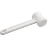 Martelo de Amaciar Carne Bifes Profissional Branco 8x28cm Polietileno Cinquetti - 1