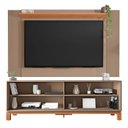 Ver imagem 5 de Painel para Tv 65 Pol e Rack Bancada 180cm Lucca Areia/freijó C01 - Mpozenato