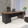 Mesa para Escritório em L Diretor Tamburato com 4 Gavetas  - 2