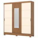Ver imagem 5 de Guarda Roupa Solteiro Ambiente B376 Nature Off White Henn - Briz Móveis